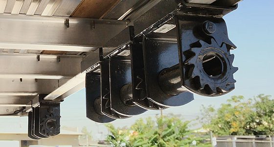 Integral winch track